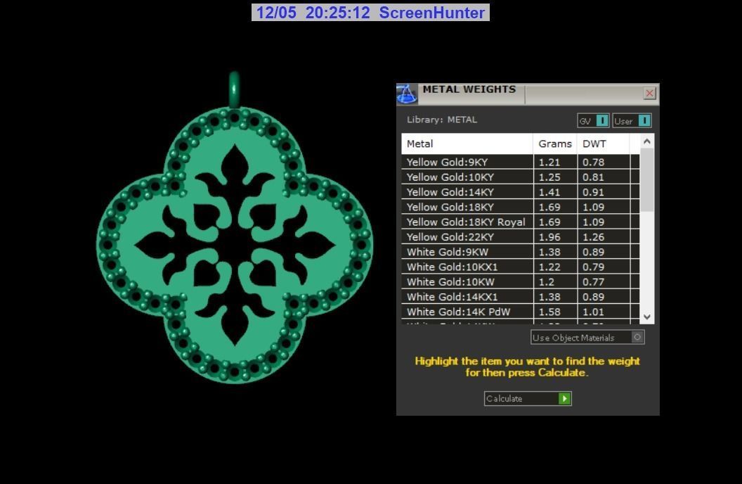 Pendant P122 3D Print Model 3D print model_5
