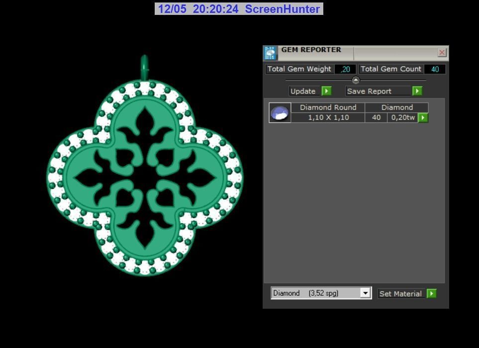 Pendant P122 3D Print Model 3D print model_3
