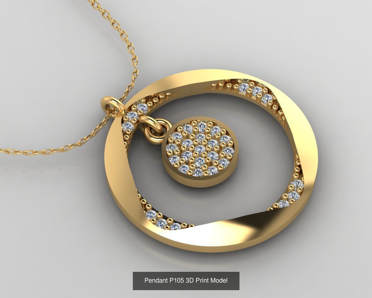 Mini Pendant 3D Print 50 Models 3D Model Collection _33