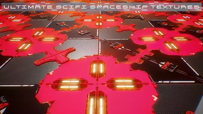 PBR Sci-Fi Spaceship Texture 03 FREE SAMPLE Free low-poly 3D model