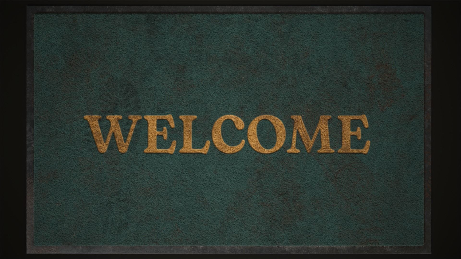 Front Door Floor Mat Low-poly 3D model_1