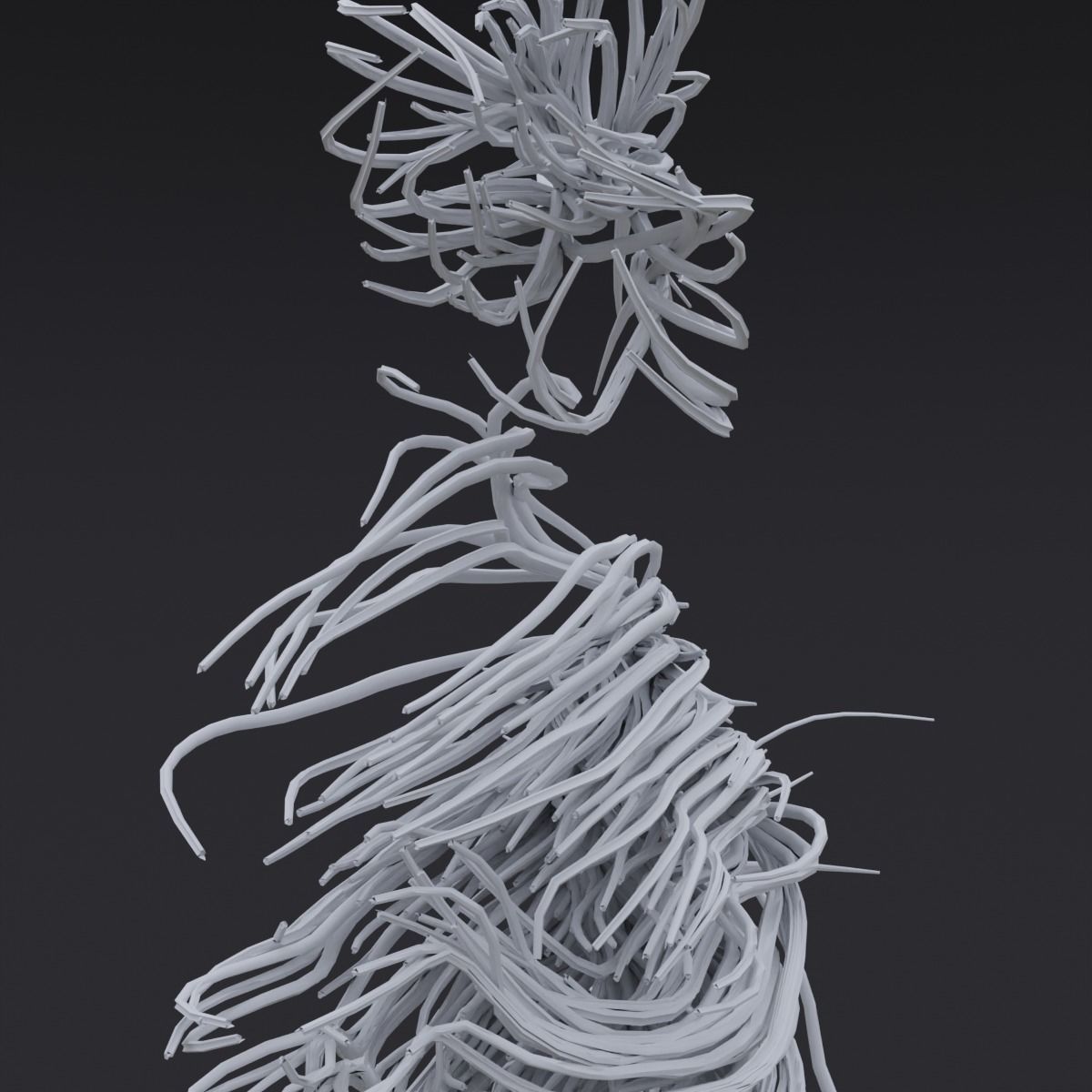 Abstract Hollow Spirit Character 3D model_5