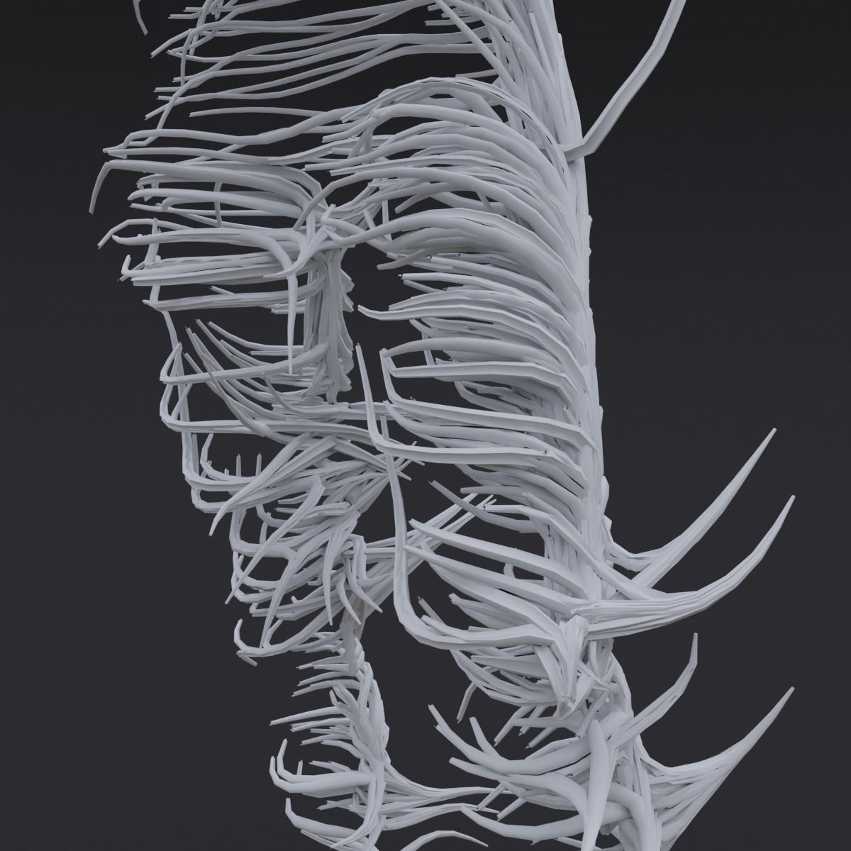 Abstract Hollow Spirit Character 3D model_6