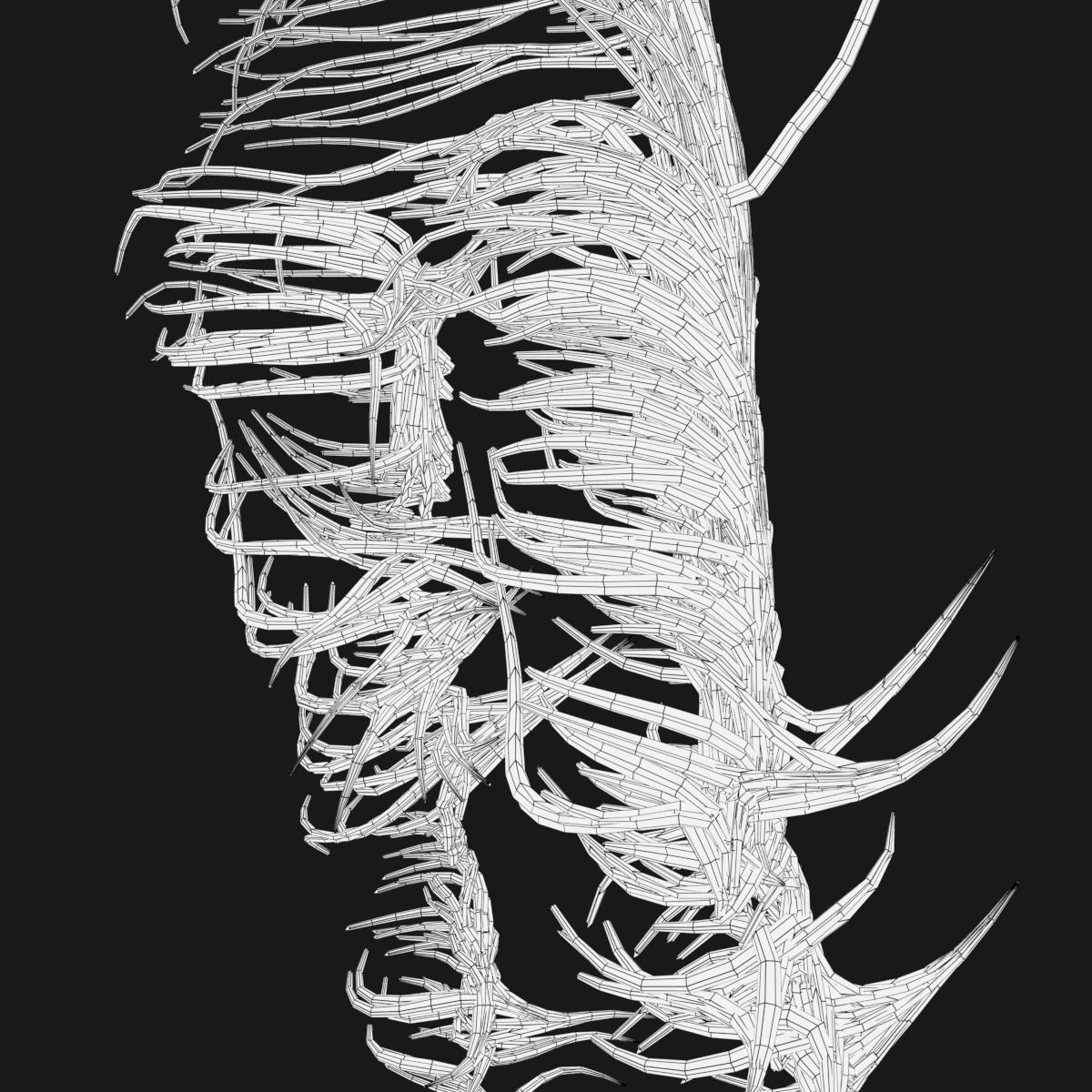 Abstract Hollow Spirit Character 3D model_10