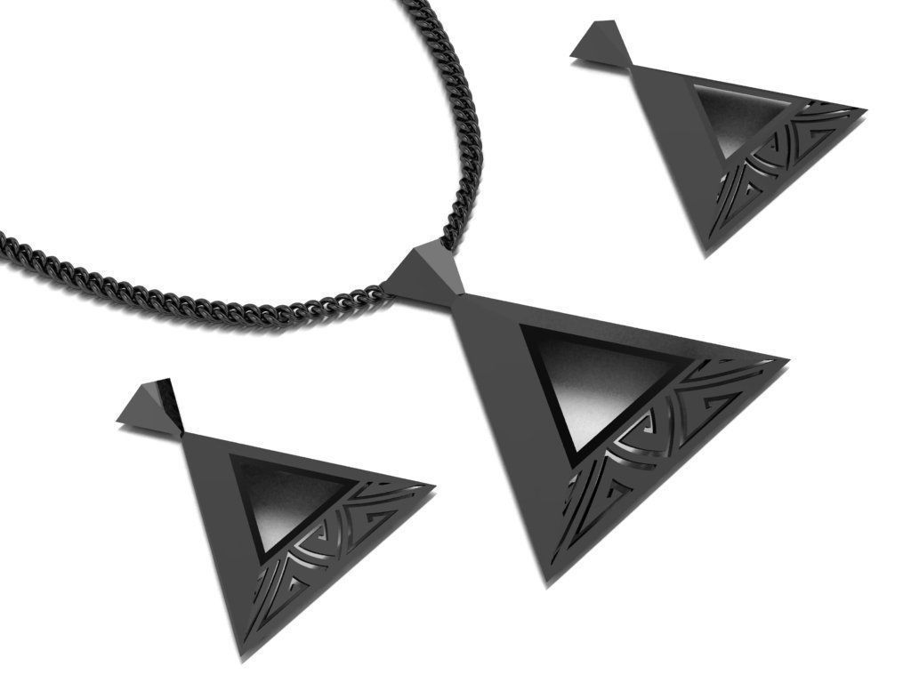 pyramid set bridge with measurements 3D print model_7