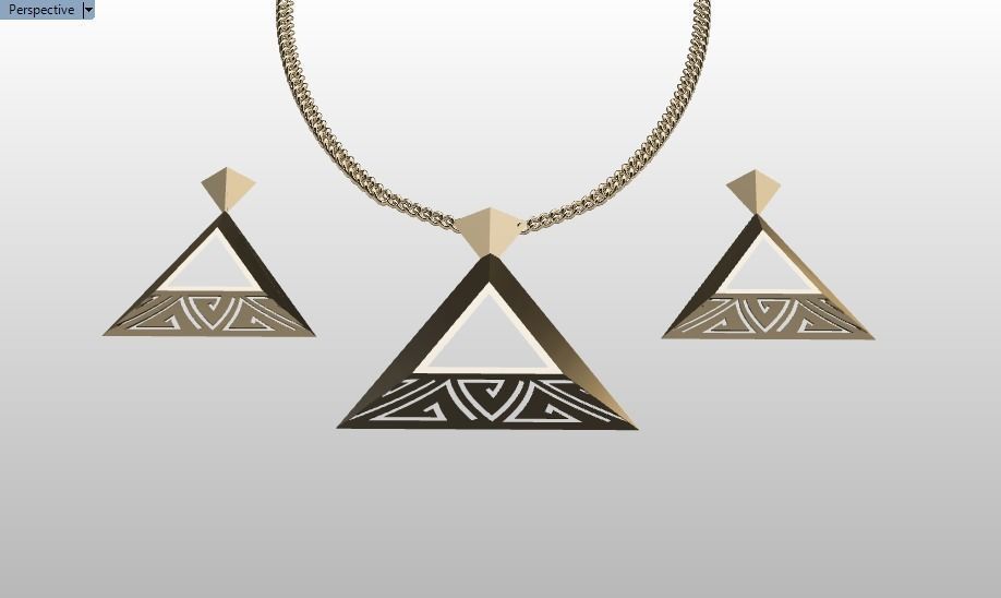 pyramid set bridge with measurements 3D print model_23