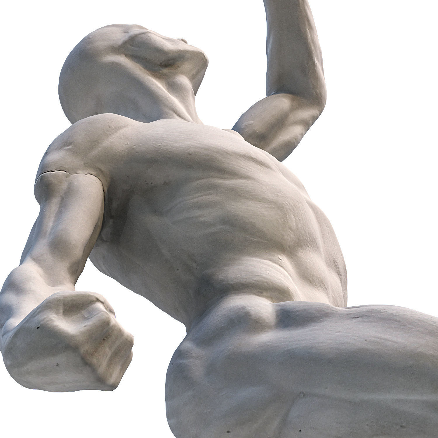 Sculpture of a man 3D model_8