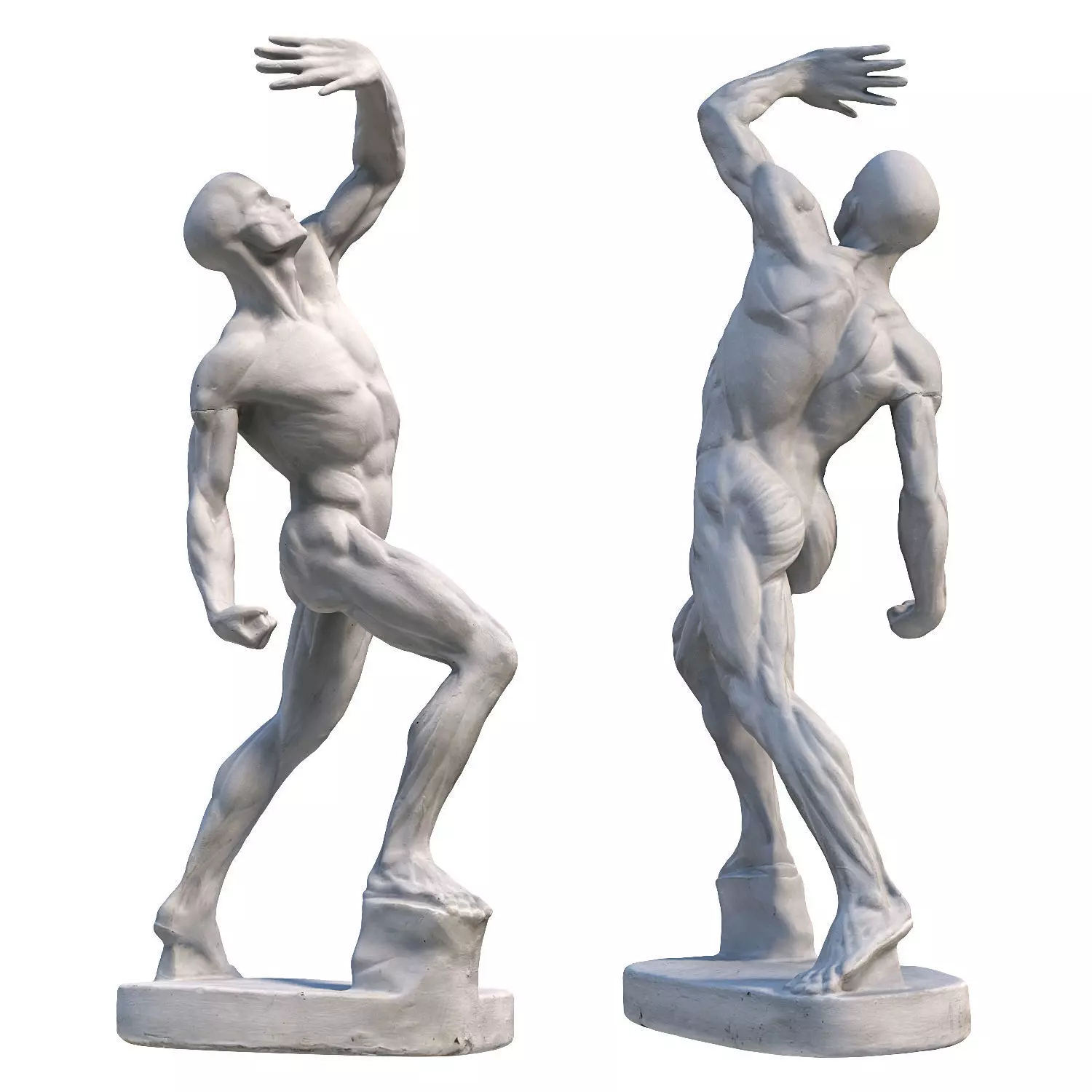 Sculpture of a man 3D model_0