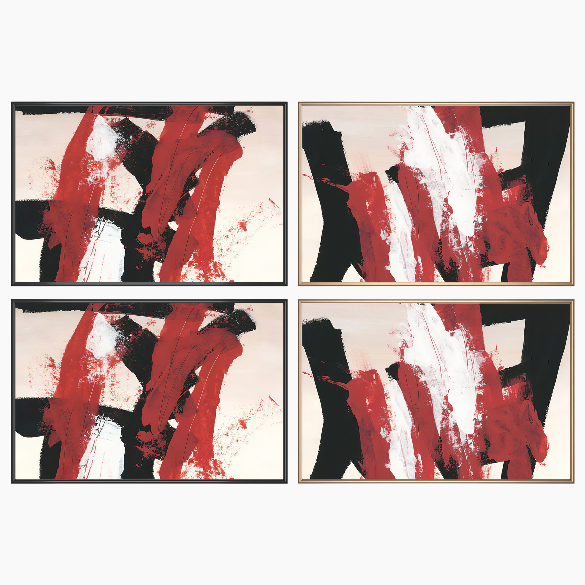 Wall Art Set 3955 3D model_1