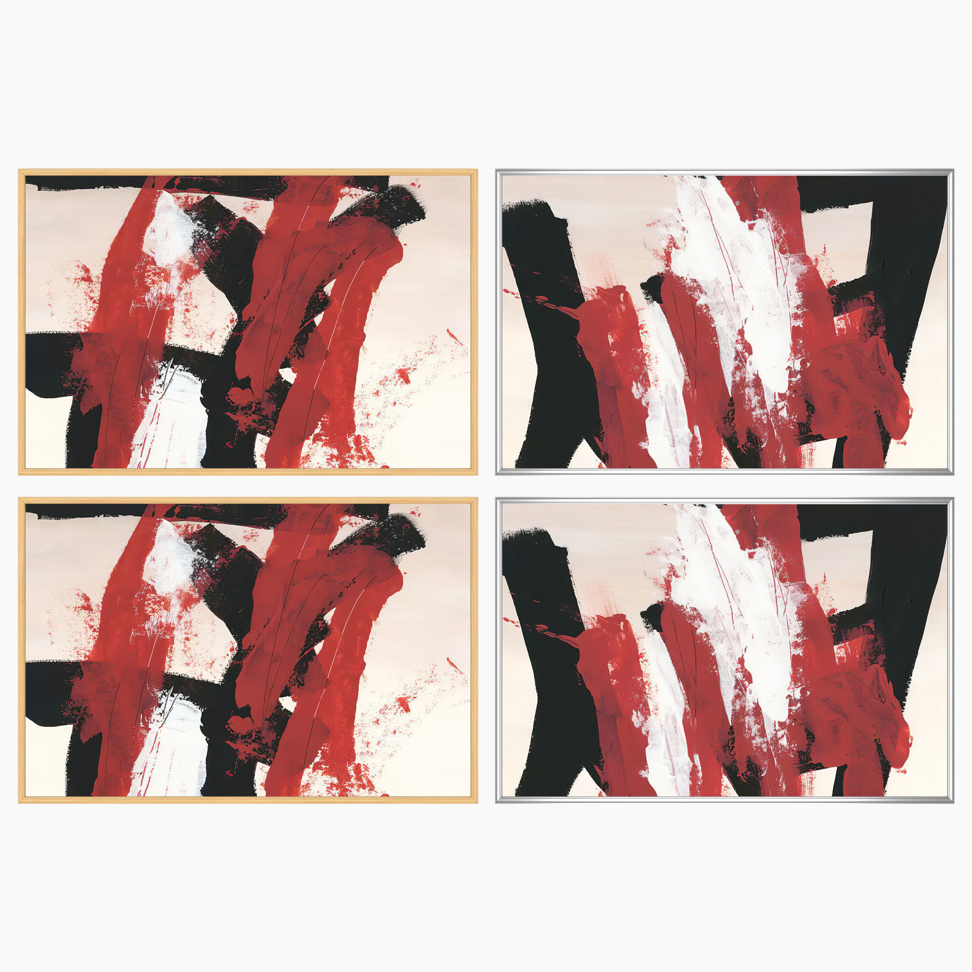 Wall Art Set 3955 3D model_2