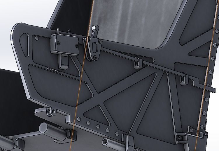 Ejection seat Martin Baker MK14 STL FILES ONLY 3D print model_13