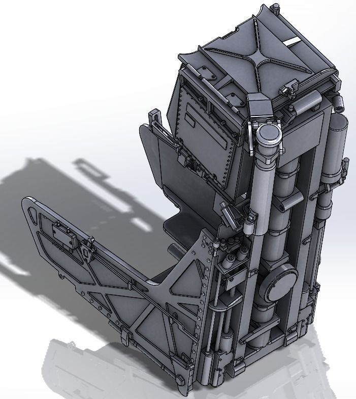 Ejection seat Martin Baker MK14 STL FILES ONLY 3D print model_7