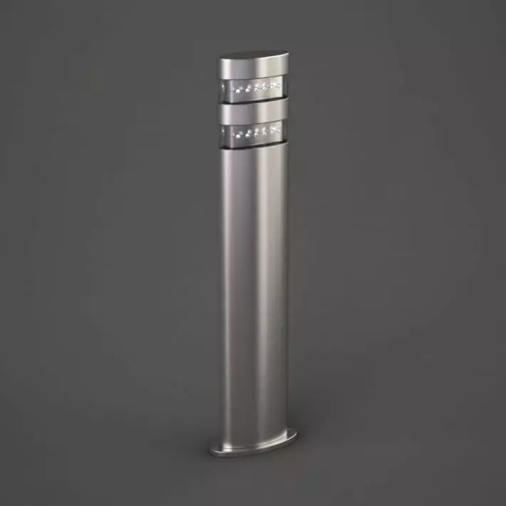 Modern Metal Lamp 3D model_0