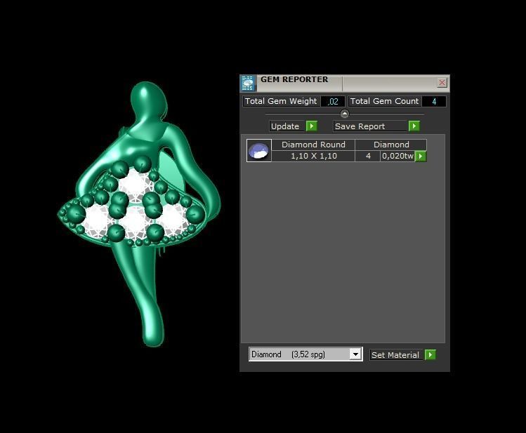 Mini Earrings v3 3D print model 3D print model_1