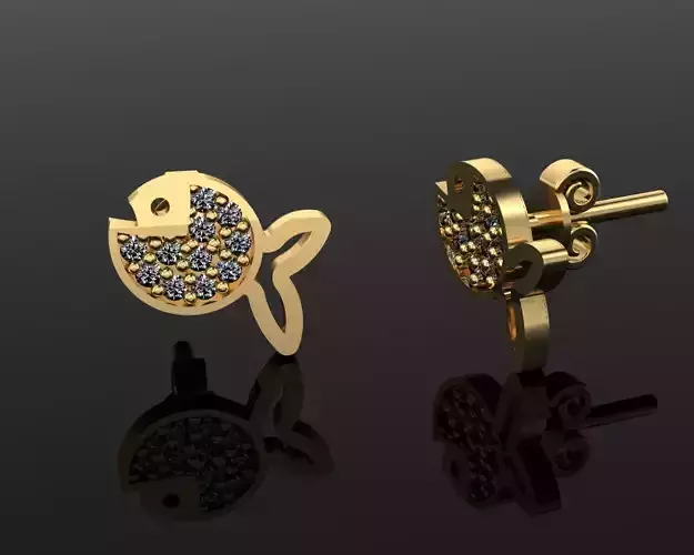 Mini Earrings v3 3D print model