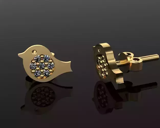 Mini Earrings v3 3D print model