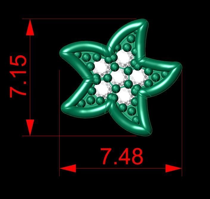 Mini Earrings v3 3D print model 3D print model_2