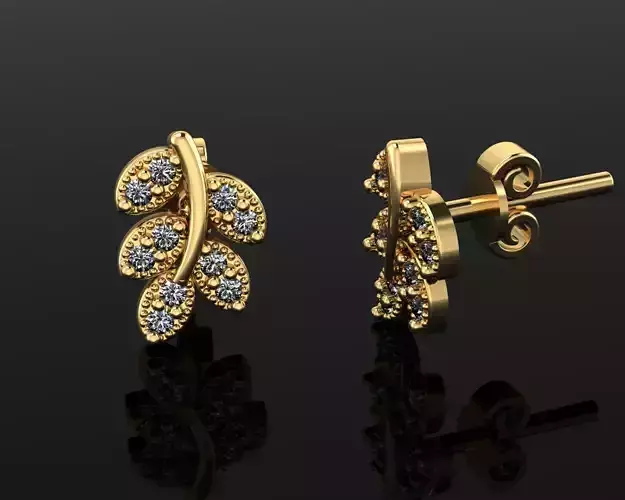 Mini Earrings v3 3D print model