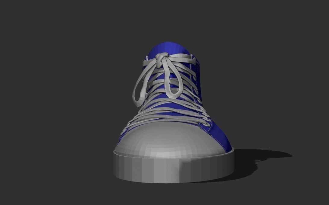 CONVERSE SHOE Low-poly 3D model_1