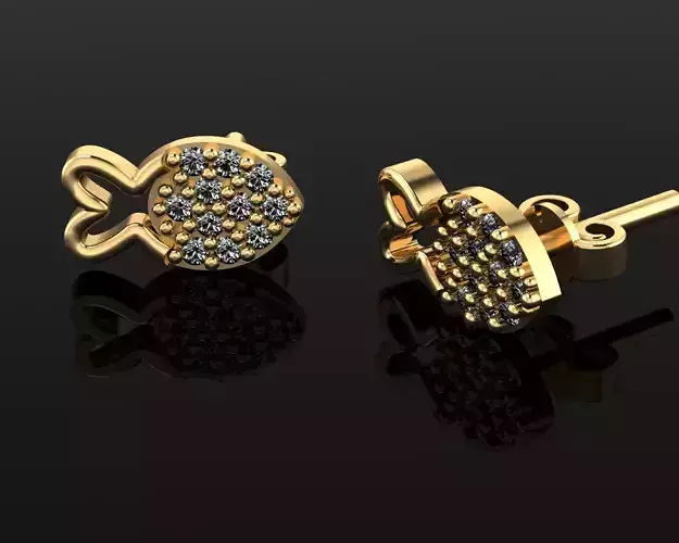 Mini Earrings v3 3D print model