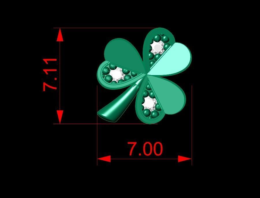 Mini Earrings v3 3D print model 3D print model_2