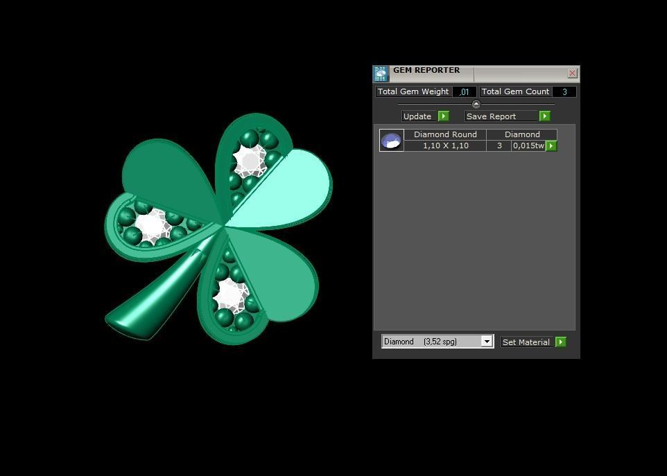 Mini Earrings v3 3D print model 3D print model_1