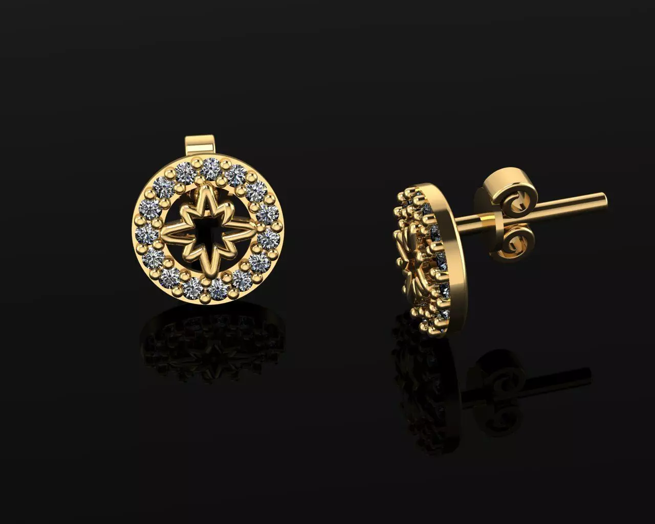 Earrings 35 3D print model_0