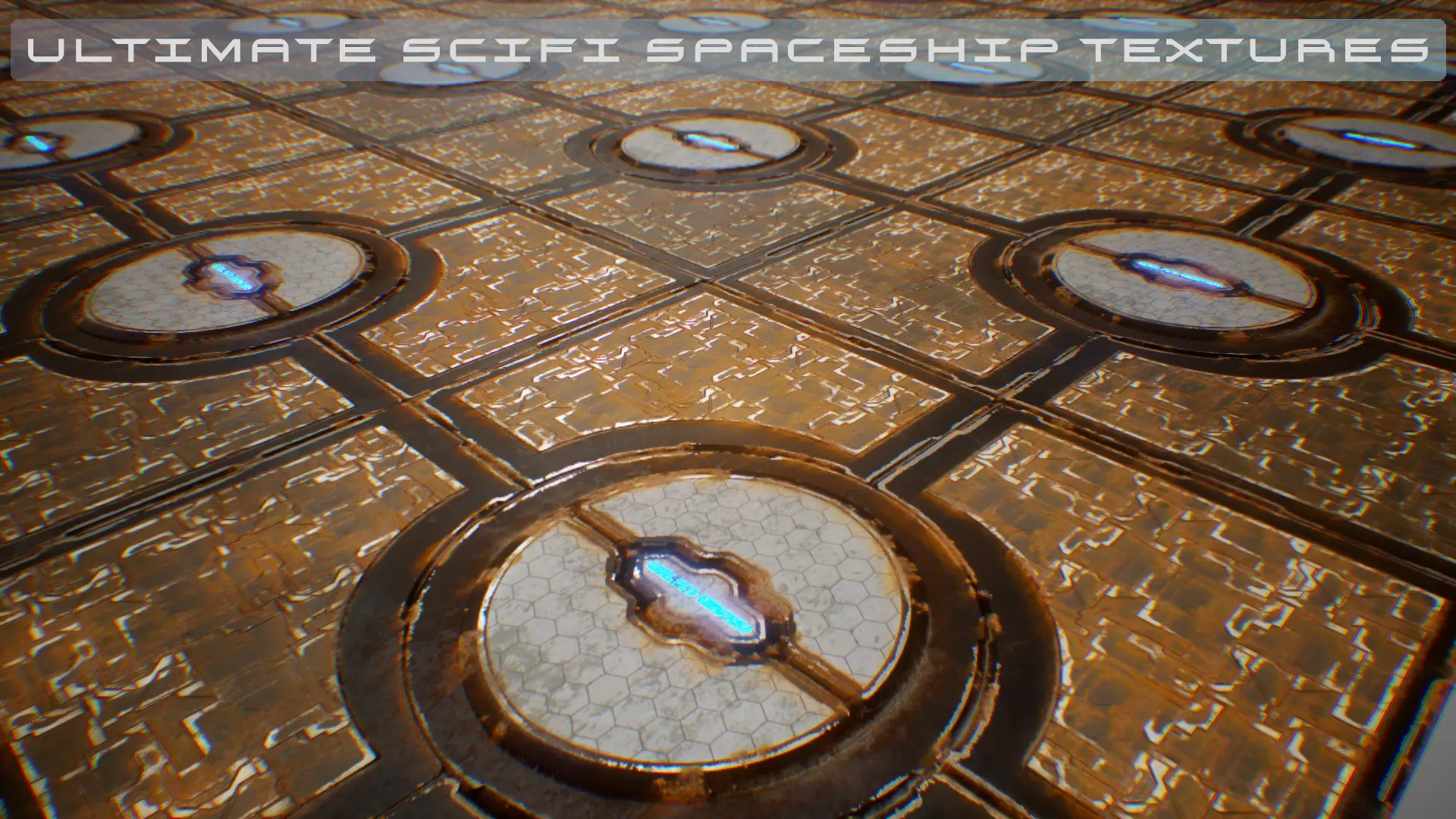 PBR Sci-Fi Spaceship Texture 18 Low-poly 3D model