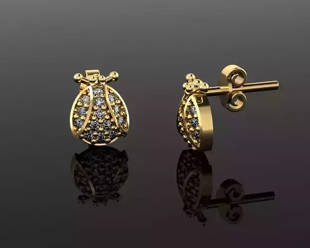 Mini Earrings v3 3D print model