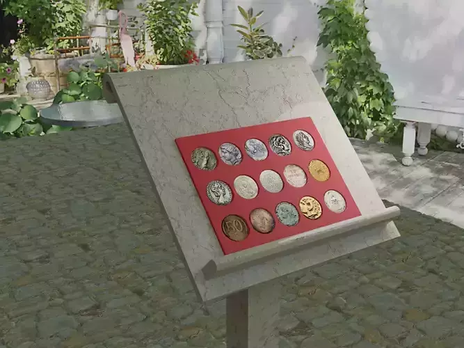 Old coins model
