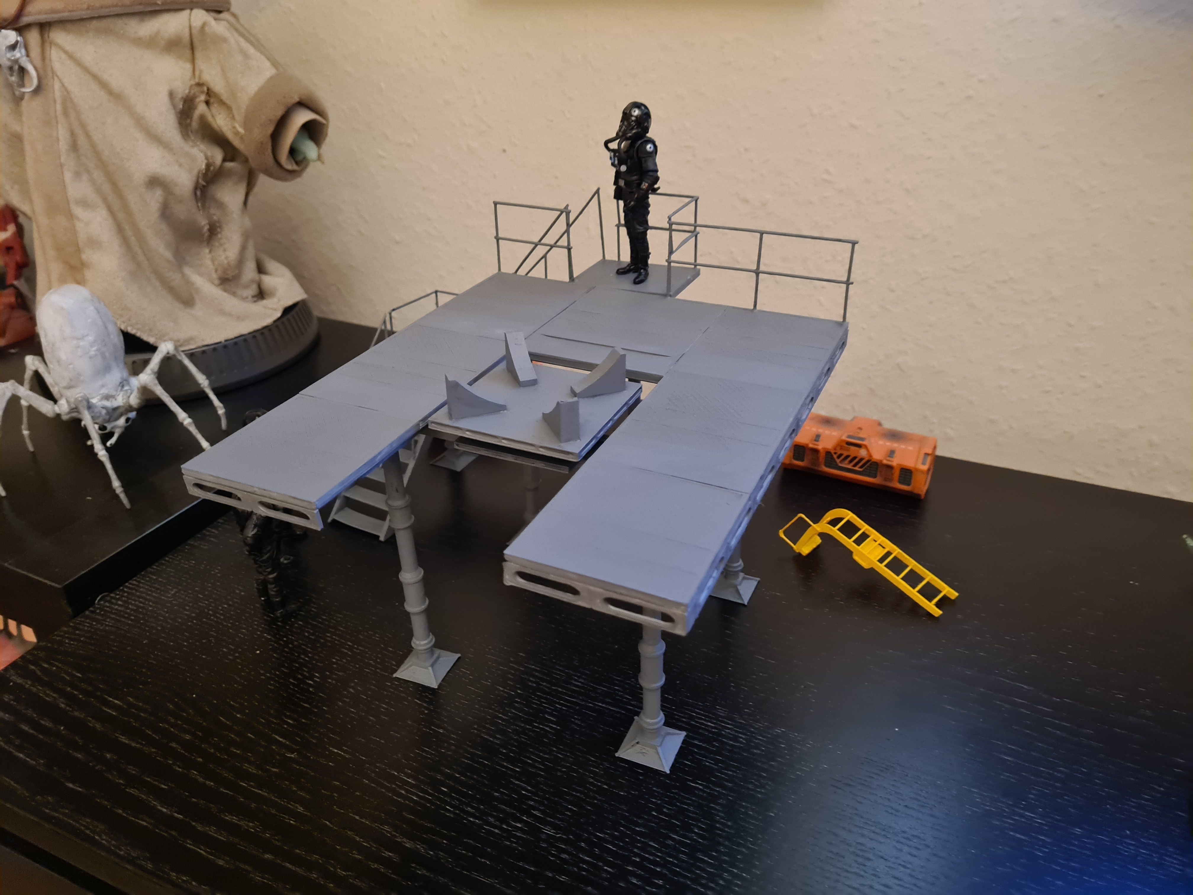 Hasbro TVC Tie Fighter Gantry Platform as seen in Squadrons 3D print model_5