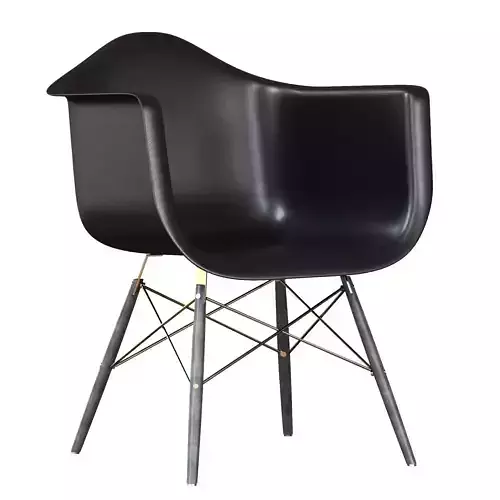 Eames Style Dining Chair Black