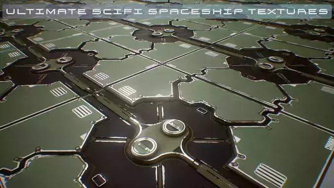 PBR Sci-Fi Spaceship Texture 21