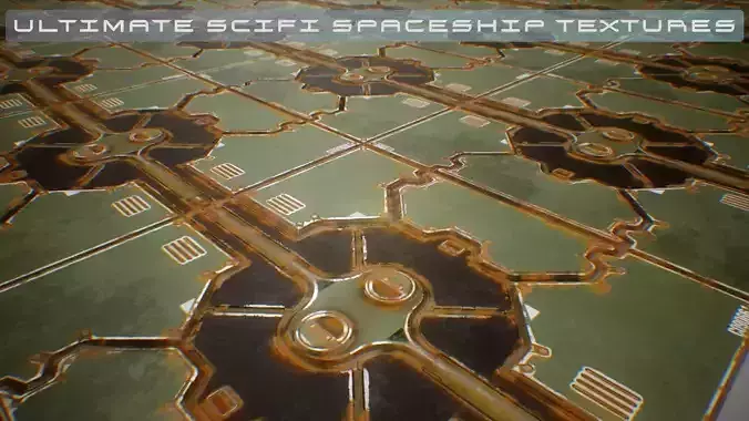 PBR Sci-Fi Spaceship Texture 22