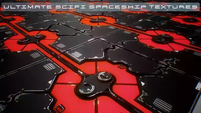 PBR Sci-Fi Spaceship Texture 23