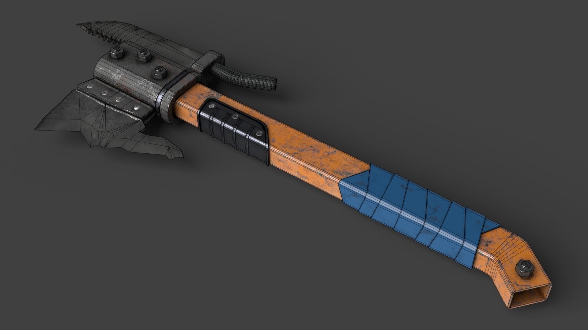 Modifiable Strike Weapons 3 3D Model Collection_15