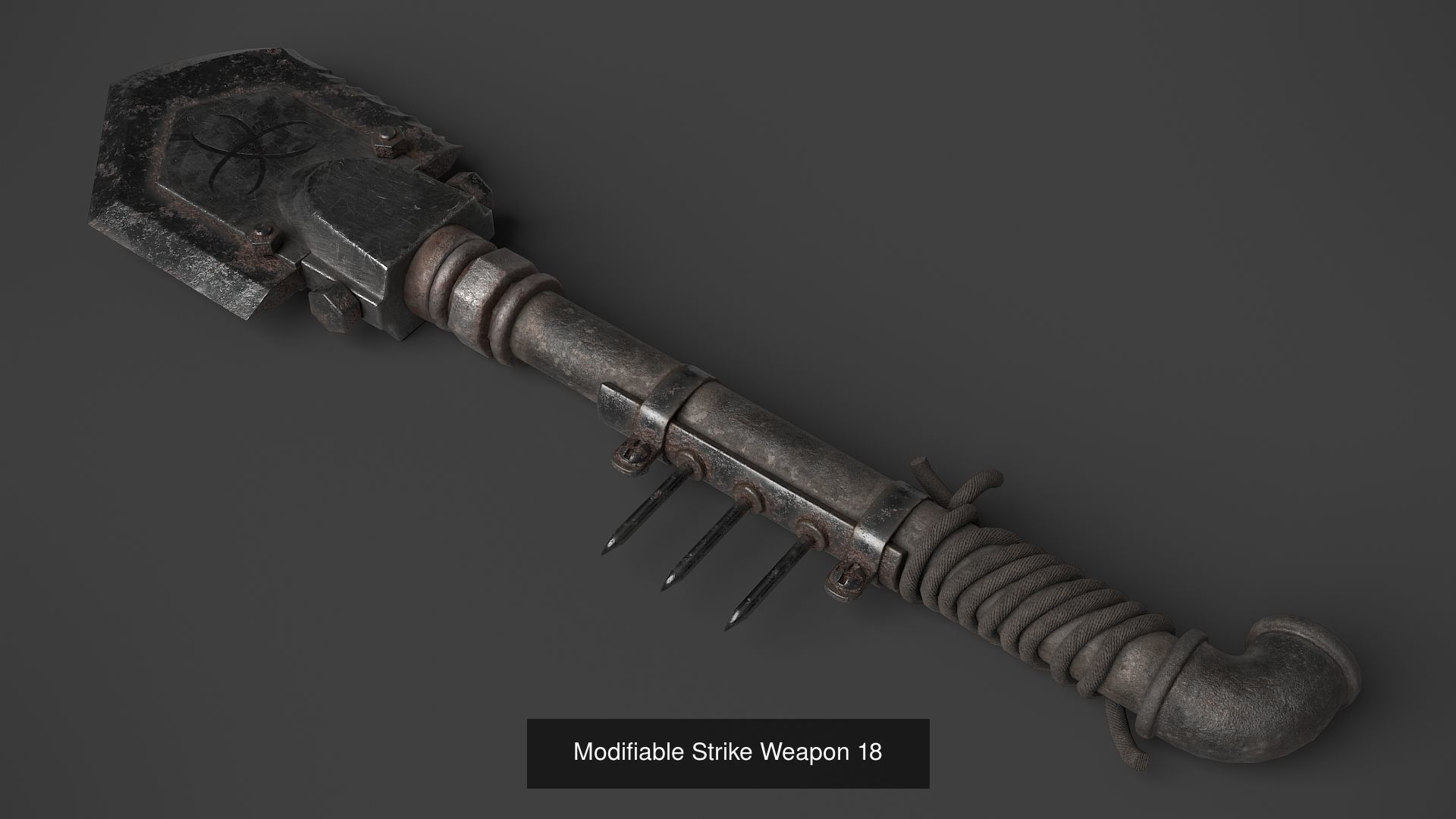 Modifiable Strike Weapons 3 3D Model Collection_8