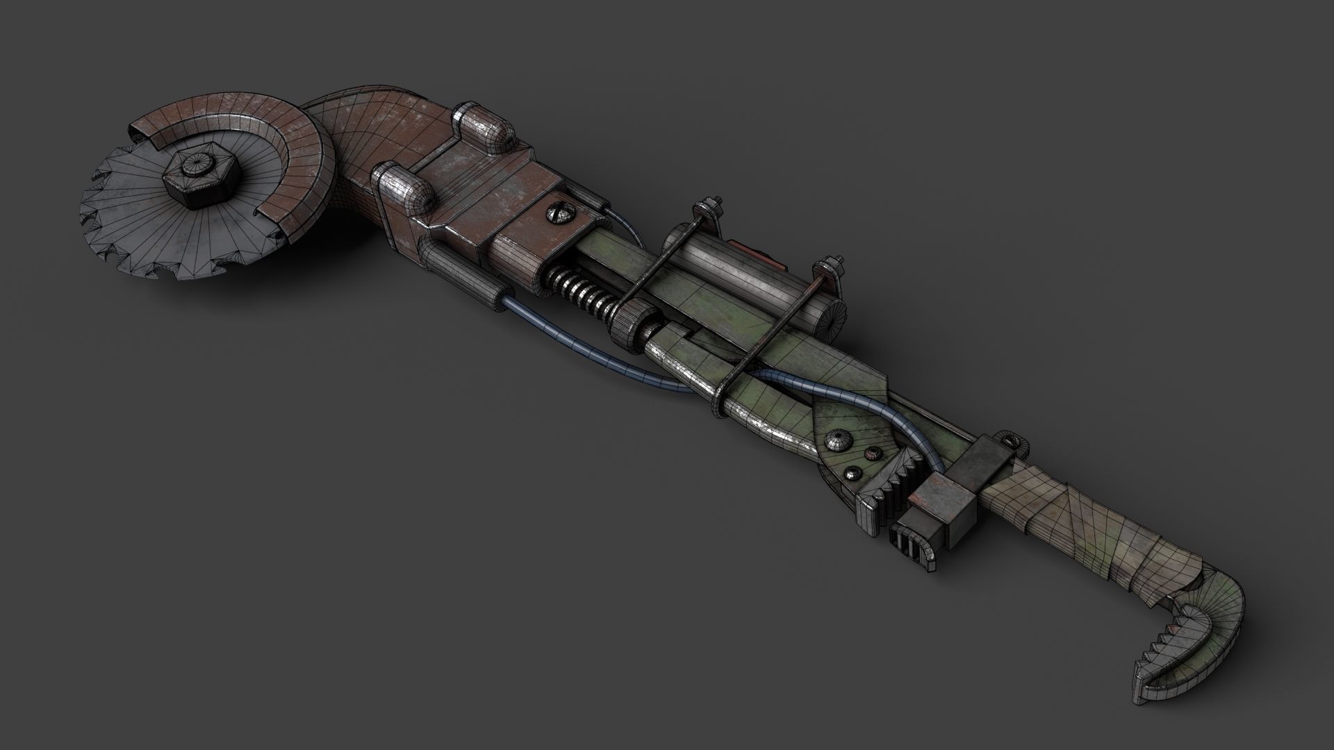 Modifiable Strike Weapons 3 3D Model Collection_7