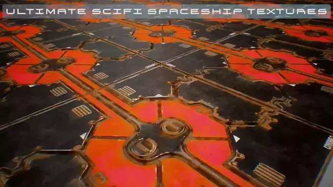 PBR Sci-Fi Spaceship Texture 24