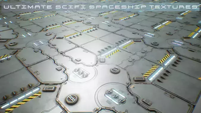 PBR Sci-Fi Spaceship Texture 25