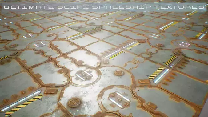 PBR Sci-Fi Spaceship Texture 26