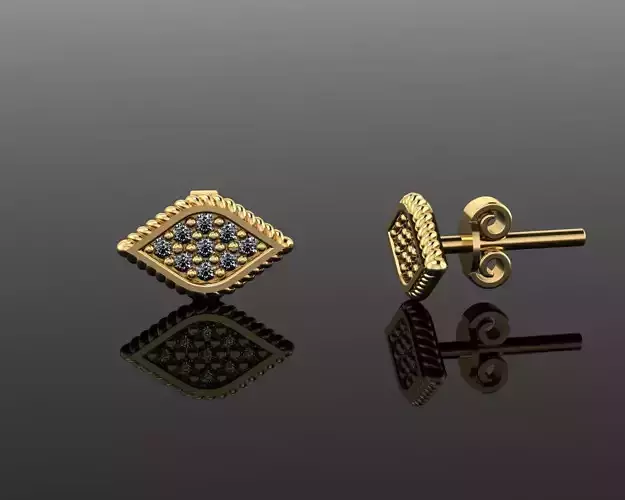 Mini Earrings v3 3D print model