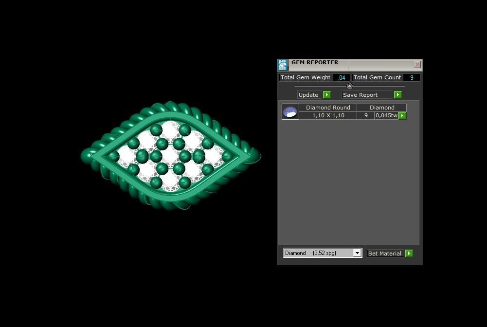 Mini Earrings v3 3D print model 3D print model_1