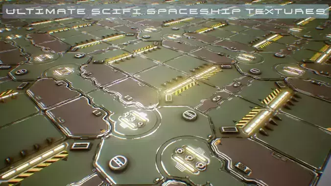 PBR Sci-Fi Spaceship Texture 27