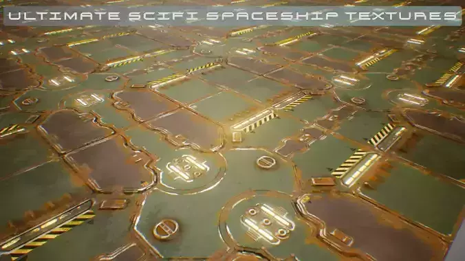 PBR Sci-Fi Spaceship Texture 28