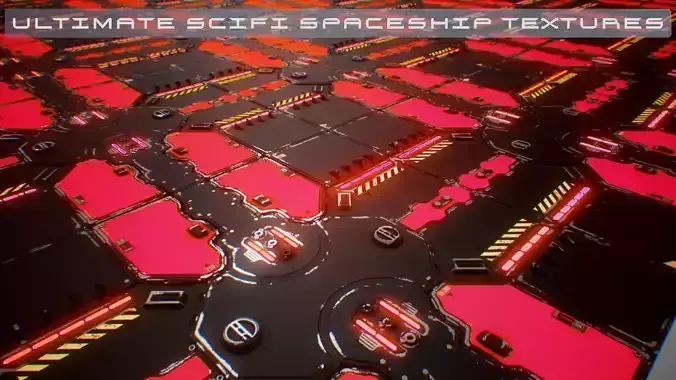 PBR Sci-Fi Spaceship Texture 29