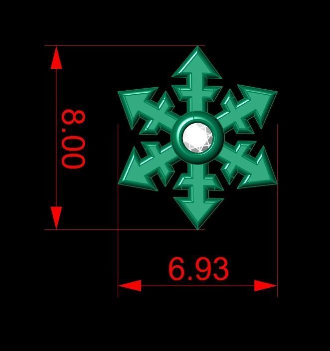 Mini Earrings v3 3D print model 3D print model_2