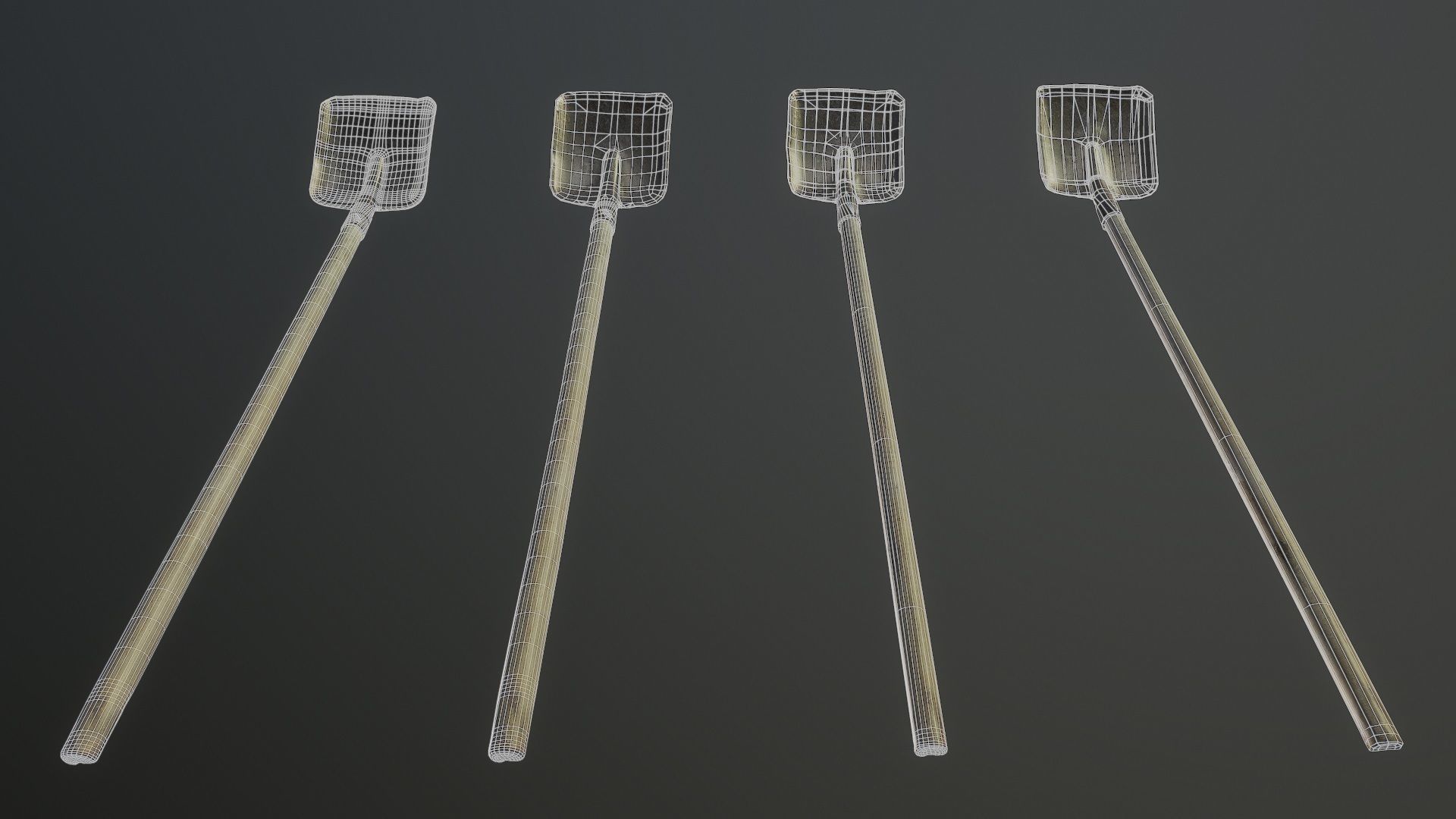 3D Scan Shovel 03 Low-poly 3D model_5