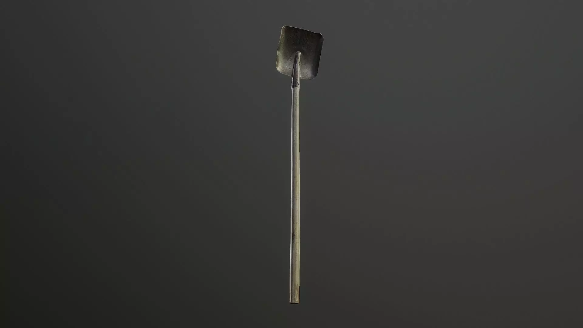 3D Scan Shovel 03 Low-poly 3D model_0