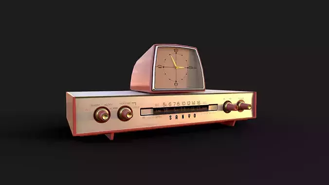 Sanyo Transistor Clock Radio